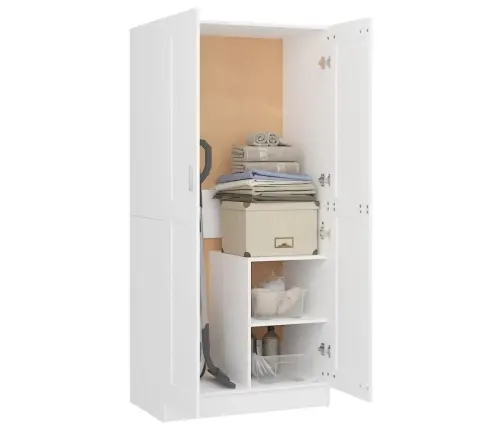 Garderoob, Valge 82,5 X 51,5 X 180 cm Tehispuit Garderoob, Valge 82,5 X 51,5 X 180 cm Tehispuit