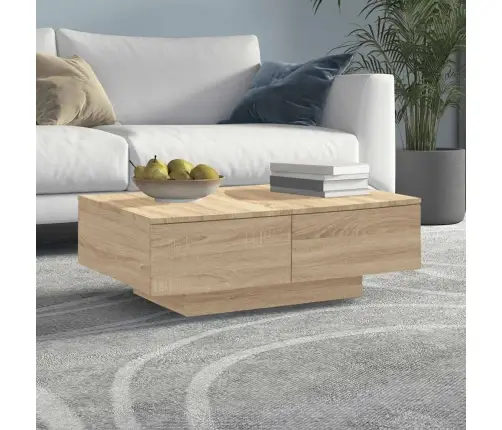 Kavos Staliukas, Sonoma Ąžuolo, 90X60X31cm Apdirbta Mediena