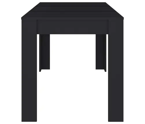 Valgomojo Stalas, Juodos Spalvos, 140X74,5X76cm Mdp