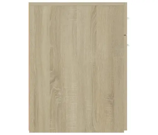 Vaistų Spintelė, Sonoma Ąžuolo, 20X45,5X60cm Apdirbta Mediena