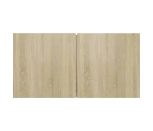 Seina Telerikapid 3 Tk, Sonoma Tamm 60X30X30 Cm Seina Telerikapid 3 Tk, Sonoma Tamm 60X30X30 Cm
