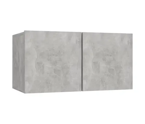 Pakabinamos Televizoriaus Spintelės, 2Vnt., Pilkos, 60X30X30Cm Pakabinamos Televizoriaus Spintelės, 2Vnt., Pilkos, 60X30X30Cm