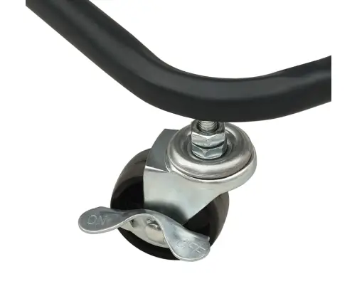 3-Līmeņu Ratiņi, Melni, 43X34X79 Cm, Tērauds Vidaxl