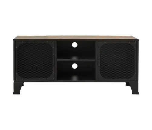 Tv Skapītis, Senatnīgi Brūns, 105X36X47 Cm, Metāls Un Mdf Vidaxl