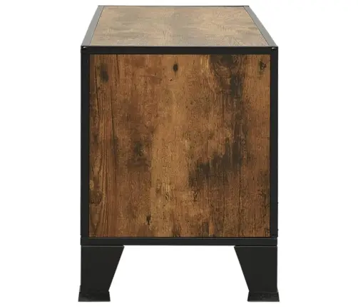 Tv Skapītis, Senatnīgi Brūns, 105X36X47 Cm, Metāls Un Mdf Vidaxl