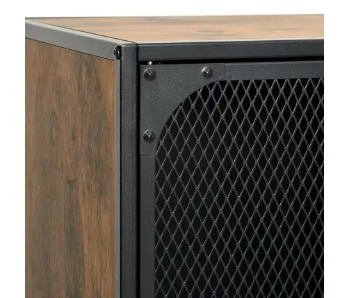 Tv Skapītis, Senatnīgi Brūns, 105X36X47 Cm, Metāls Un Mdf Vidaxl