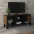 Tv Skapītis, Senatnīgi Brūns, 105X36X47 Cm, Metāls Un Mdf Vidaxl