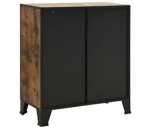 Skapītis, Senatnīgi Brūns, 72X36X82 Cm, Metāls Un Mdf Vidaxl