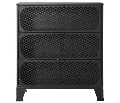 Skapītis, Pelēks, 72X36X82 Cm, Metāls Un Mdf Vidaxl