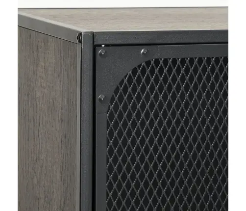 Skapītis, Pelēks, 72X36X82 Cm, Metāls Un Mdf Vidaxl