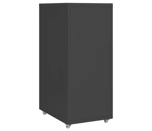 Mobiilne Kontorikapp, Antratsiit, 28 X 41 X 69 cm Metall Mobiilne Kontorikapp, Antratsiit, 28 X 41 X 69 cm Metall