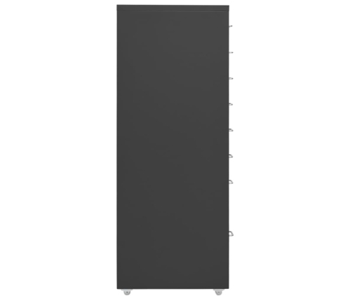 Mobiilne Kontorikapp, Antratsiit, 28 X 41 X 109 cm Metall