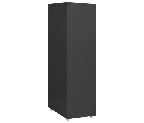 Mobiilne Kontorikapp, Antratsiit, 28 X 41 X 109 cm Metall