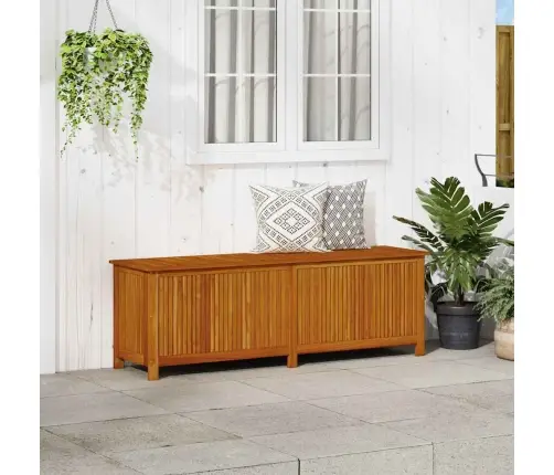 Dārza Uzglabāšanas Kaste, 175X50X58 Cm, Akācijas Masīvkoks Vidaxl Dārza Uzglabāšanas Kaste, 175X50X58 Cm, Akācijas Masīvkoks Vidaxl