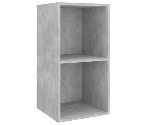 3-Daļīgs Tv Plauktu Komplekts, Betona Pelēks, Inženierijas Koks Vidaxl