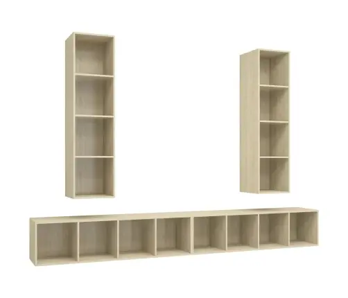 Seina Telerikapid, 4 Tk, Sonoma Tamm, Tehispuit