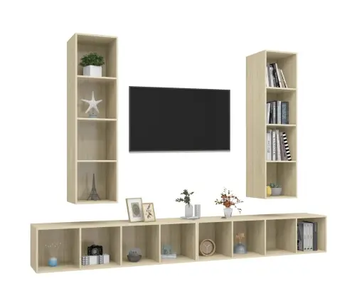 Seina Telerikapid, 4 Tk, Sonoma Tamm, Tehispuit