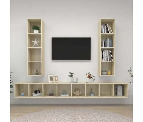 Seina Telerikapid, 4 Tk, Sonoma Tamm, Tehispuit