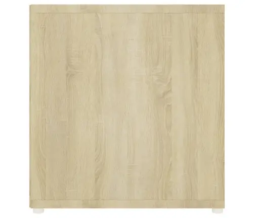 Tv Plaukti, 2 Gb. Balti, Ozolkoka 107X35X37Cm Inženierijas Koks Vidaxl