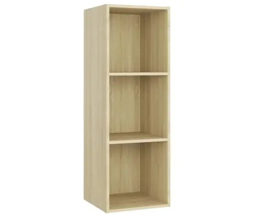 Tv Plaukti, 2 Gb. Balti, Ozolkoka 107X35X37Cm Inženierijas Koks Vidaxl