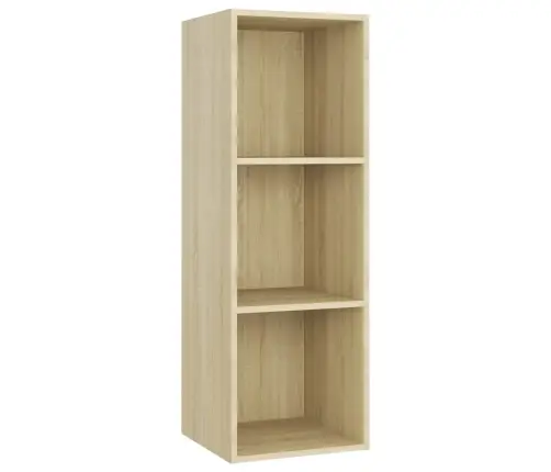 Tv Plaukti, 2 Gb. Balti, Ozolkoka 107X35X37Cm Inženierijas Koks Vidaxl