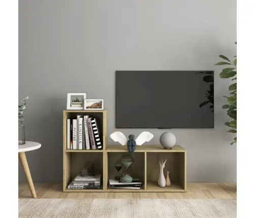 Telerikapid 2 Tk, Sonoma Tamm, 72X35X36,5 cm Tehispuit