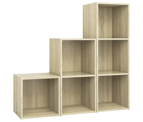 Televizoriaus Spintelių Komplektas, 3 Dalių, Ąžuolo, Mdp