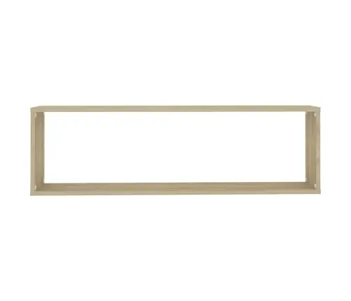 Kuubikujulised Seinariiulid 4 Tk Sonoma 100X15X30 cm Tehispuit