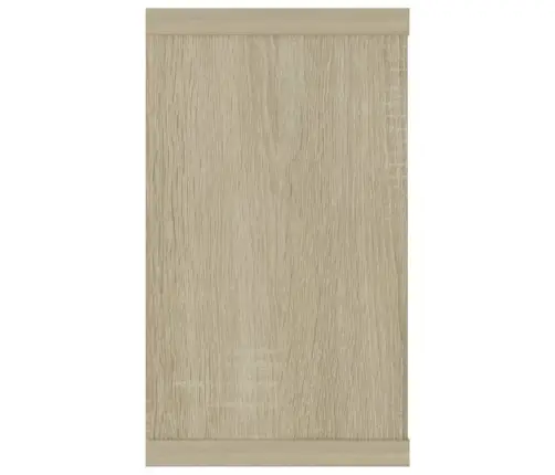 Sieninės Lentynos, 2Vnt., Ąžuolo, 80X15X26,5cm Mediena