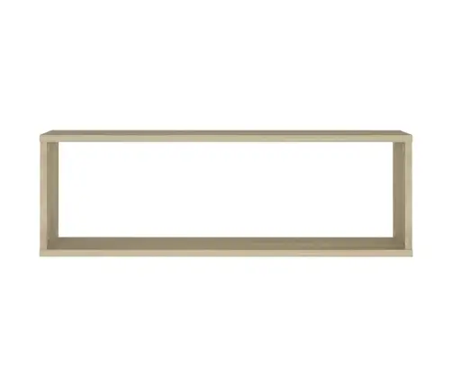 Sienas Plaukti, 4 Gab., Ozolkoka 80X15X26,5Cm Inženierijas Koks Vidaxl