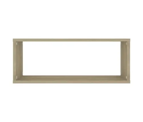 Kuubikukujulised Seinariiulid 2 Tk, Sonoma Tamm, 60X15X23 Cm