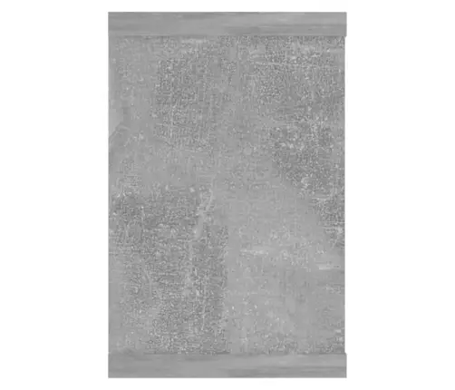 Kuubikukujulised Seinariiulid 2 Tk, Betoonhall, 60X15X23 Cm