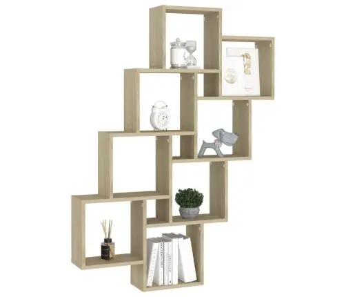 Sieninė Lentyna, Sonoma Ąžuolo, 90X15X119cm Apdirbta Mediena