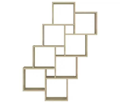 Sieninė Lentyna, Sonoma Ąžuolo, 90X15X119cm Apdirbta Mediena