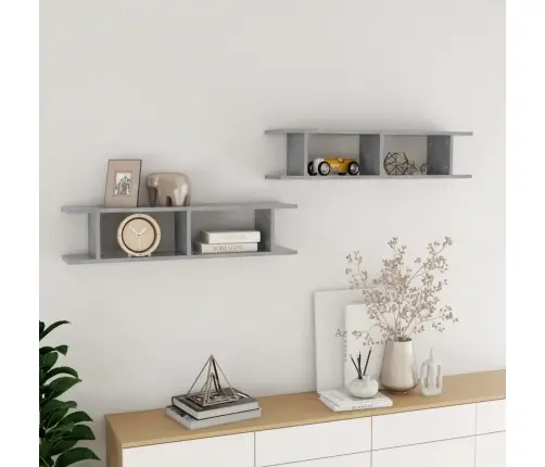 Seinariiulid 2 Tk, Betoonhall, 90X18X20 cm Puitlaastplaat