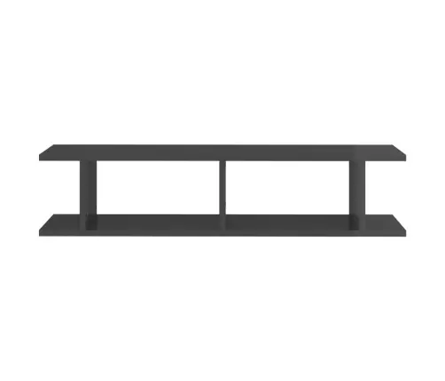 Seinariiulid 2 Tk, Hall, 90X18X20 cm Tehispuit