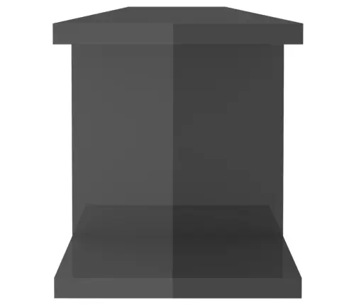 Seinariiulid 2 Tk, Hall, 90X18X20 cm Tehispuit