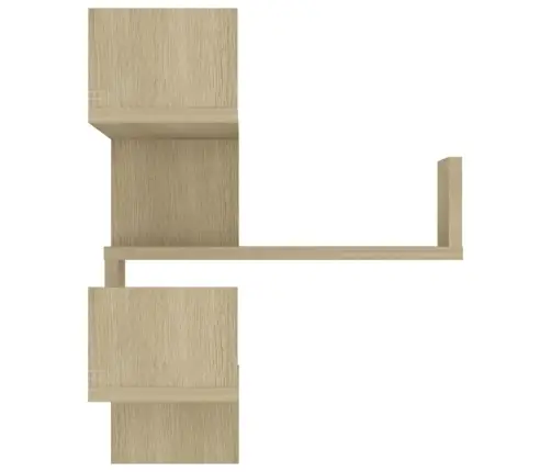 Sienas Stūra Plaukts, Ozola, 40X40X50 Cm, Inženierijas Koks Vidaxl