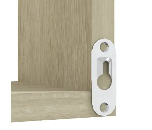 Sienas Stūra Plaukts, Ozola, 40X40X50 Cm, Inženierijas Koks Vidaxl