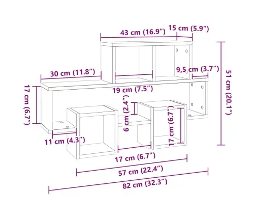 Sienas Plaukts, Mašīnas Forma, Balts, 82X15X51 Cm Vidaxl