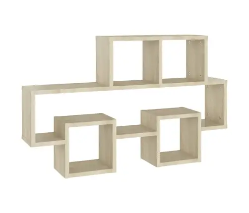 Sienas Plaukts, Mašīnas Forma, Ozolkoka Krāsa, 82X15X51 Cm Vidaxl