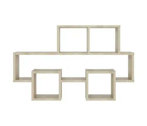 Sienas Plaukts, Mašīnas Forma, Ozolkoka Krāsa, 82X15X51 Cm Vidaxl