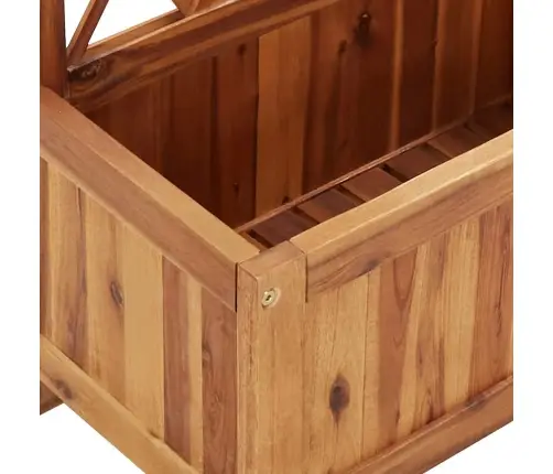 Augstā Puķu Kaste Ar Špaleru, Akācijas Masīvkoks Vidaxl