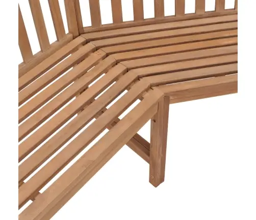 Dārza Stūra Sols, 185X185X90 Cm, Masīvs Tīkkoks Vidaxl