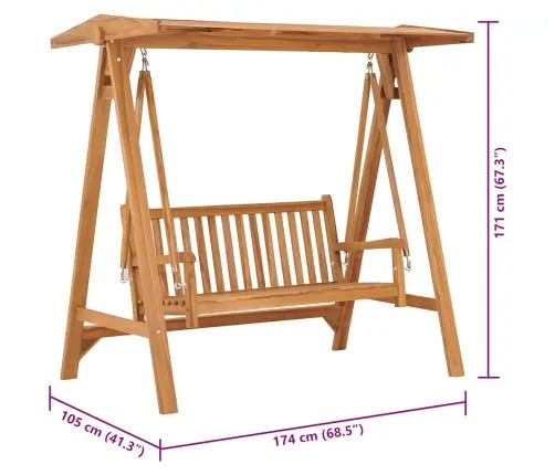 Aiakiik, 174 cm Tiikpuu