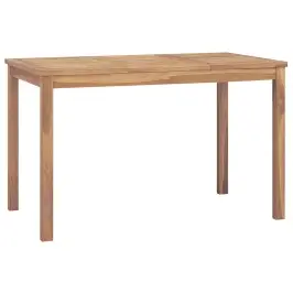 Dārza Galds, 120X70X77 Cm, Masīvs Tīkkoks Vidaxl