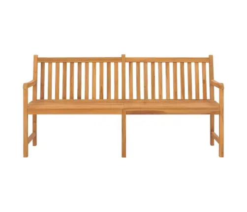 Sodo Suoliukas, 180cm Tikmedžio Medienos Masyvas