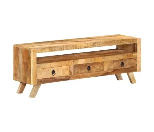 Televizoriaus Spintelė, 110X30X40cm Mango Medienos Masyvas