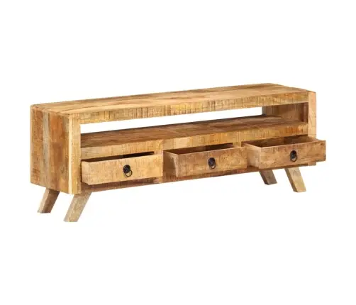 Televizoriaus Spintelė, 110X30X40cm Mango Medienos Masyvas