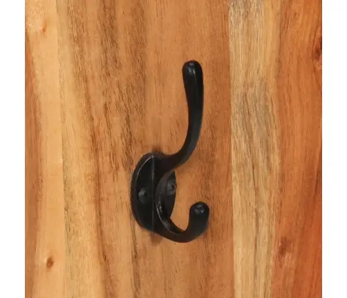 Sienas Drēbju Pakaramie, 2 Gab., 36X3X110 Cm, Akācijas Koks Vidaxl